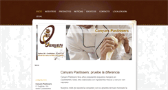 Desktop Screenshot of canyarspastissers.com