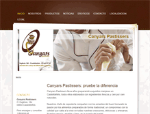 Tablet Screenshot of canyarspastissers.com